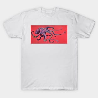 Pink and Purple Octopus T-Shirt